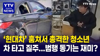 '현대·기아 차량' 훔쳐 10건의 총격 사건 벌인 청소년들 체포