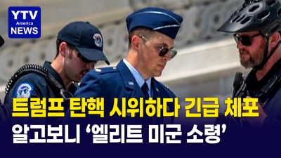 훈장만 10개…미 공군 현역 소령, 군복 입고 트럼프 탄핵 시위하다 체포