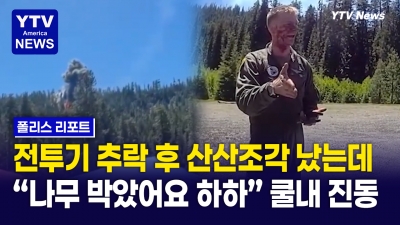 "추락했냐고요? 아 근데 괜찮습니다" 제 발로 걸어 나온 쿨한 조종사